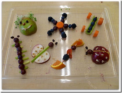 Fruit and Veggie Sculptures