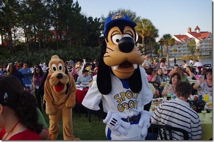 Goofy and Pluto the first night 