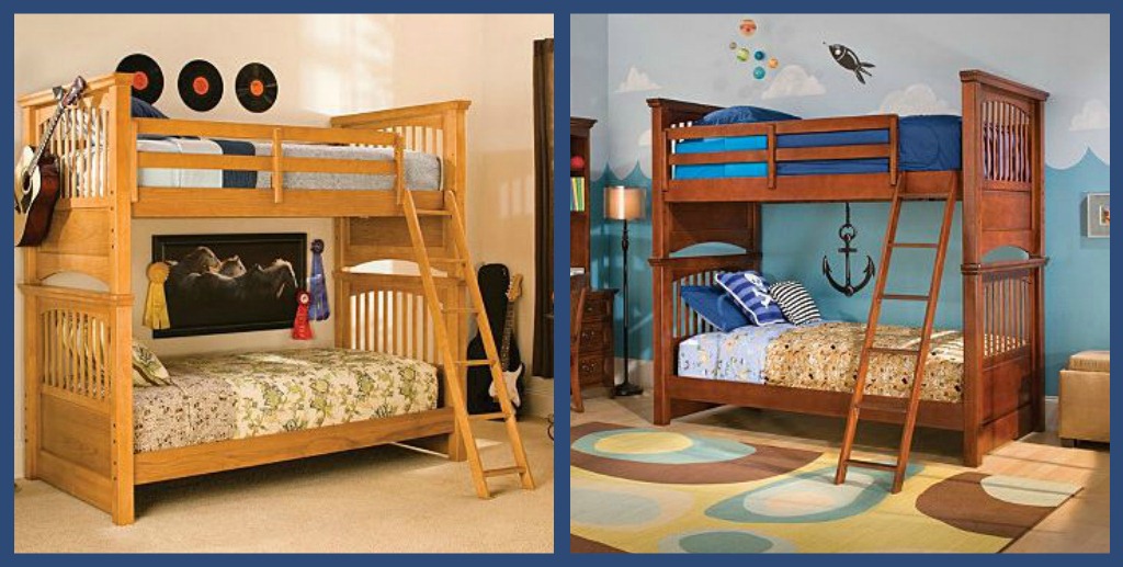 crib and twin bunk bed