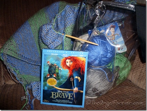 Brave DVD and Knitting