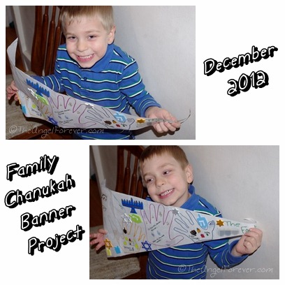 Chanukah Family Banner Project